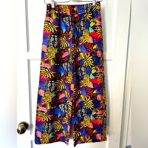 Nooworks Linen Catalina Pant in Tropi Trip XS tropical tigers eyes